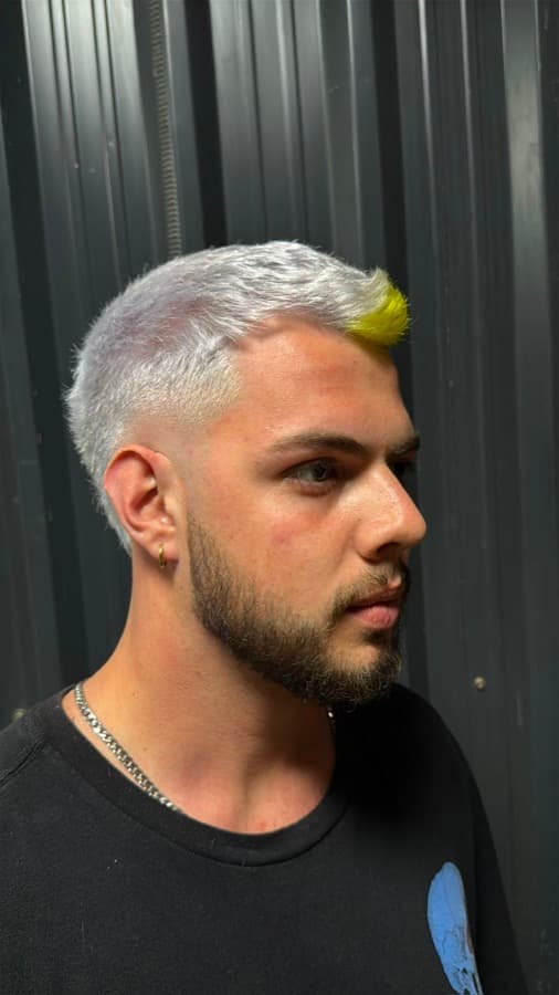 Corte con fade y color